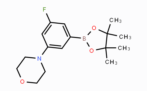 CAS No. 1129541-03-2, 3-Fluoro-5-(morpholino)phenylboronic acid pinacol ester