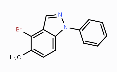 CAS No. 1809168-69-1, 4-Bromo-5-methyl-1-phenyl-1H-indazole