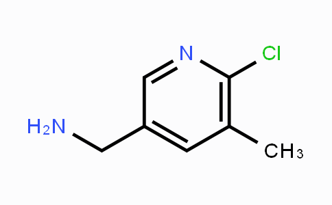 CAS No. 1256824-90-4, (6-Chloro-5-methylpyridin-3-yl)methylamine