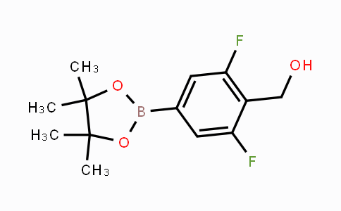 CAS No. 1417736-43-6, 2,6-difluoro-4-(4,4,5,5-tetramethyl-1,3,2-dioxaborolan-2-yl)-benzenemethanol