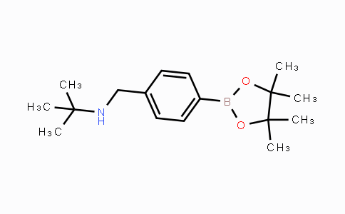 CAS No. 1628014-71-0, 4-(Tert-butylaminomethyl)phenylboronic acid pinacol ester