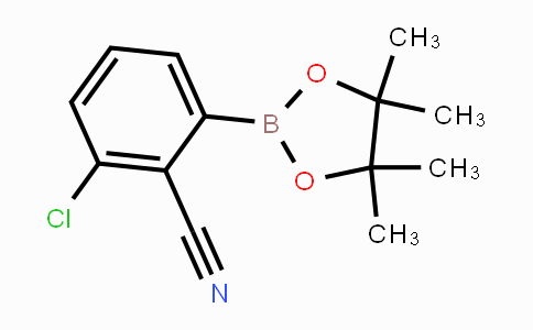 CAS No. 1449475-29-9, 2-Chloro-6-(tetramethyl-1,3,2-dioxaborolan-2-yl)benzonitrile