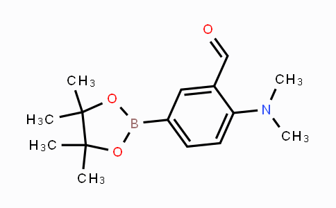CAS No. 1356400-78-6, 4-(Dimethylamino)-5-formylphenylboronic acid pinacol ester