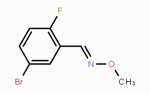 914311-53-8 | 1-(2-Fluoro-5-bromophenyl)-N-methoxymethanimine