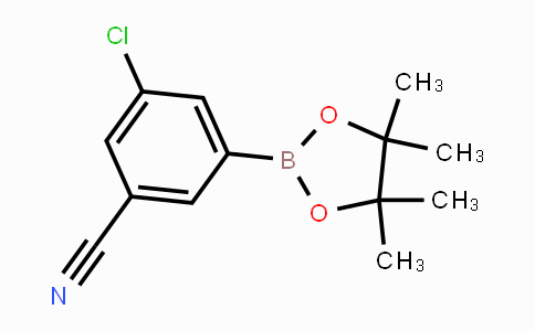 CAS No. 1212021-11-8, 3-Chloro-5-cyanophenylboronic acid pinacol ester