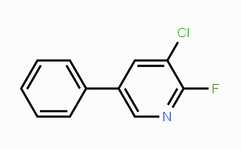 CAS No. 1214341-47-5, 3-Chloro-2-fluoro-5-phenylpyridine