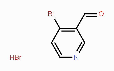 CAS No. 1150271-34-3, 4-Bromo-3-formylpyridine hydrobromide