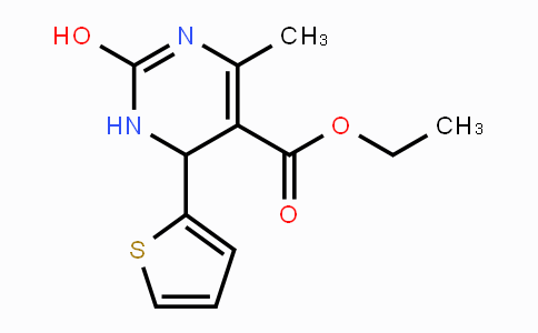 CAS No. 5948-72-1, Ethyl 2-hydroxy-4-methyl-6-(2-thienyl)-1,6-dihydro-5-pyrimidinecarboxylate