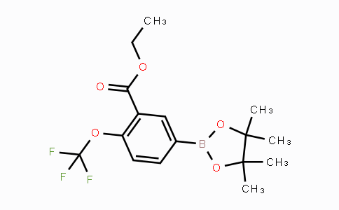 CAS No. 2121515-17-9, 3-Ethoxycarbonyl-4-(trifluoromethoxy)phenylboronic acid pinacol ester