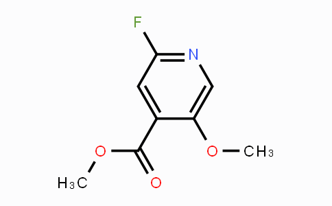 CAS No. 1256821-99-4, Methyl 2-fluoro-5-methoxypyridine-4-carboxylate