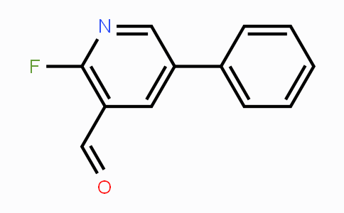 CAS No. 1227582-82-2, 2-Fluoro-5-phenylnicotinaldehyde