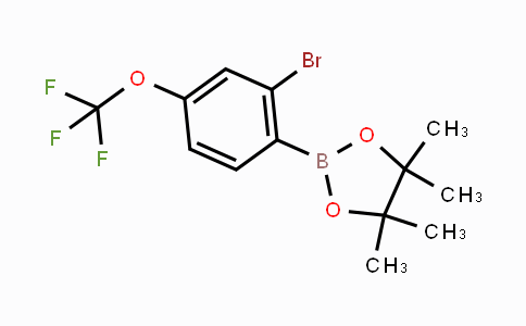 2121514-01-8 | 2-Bromo-4-(trifluoromethoxy)phenylboronic acid pinacol ester