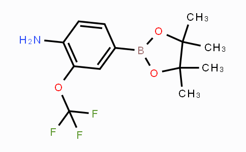 CAS No. 1256360-36-7, 4-Amino-3-(trifluoromethoxy)phenylboronic acid pinacol ester