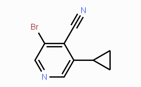 CAS No. 1404367-14-1, 3-Bromo-5-cyclopropylisonicotinonitrile