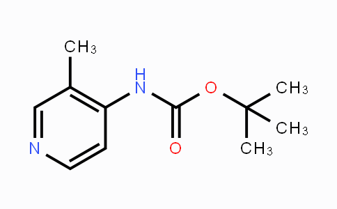 CAS No. 180253-65-0, tert-butyl N-(3-methylpyridin-4-yl)carbamate
