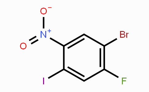 CAS No. 1226808-77-0, 1-Bromo-2-fluoro-4-iodo-5-nitrobenzene