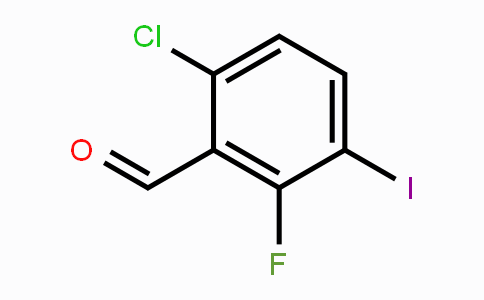 CAS No. 1449008-04-1, 6-Chloro-2-fluoro-3-iodobenzaldehyde