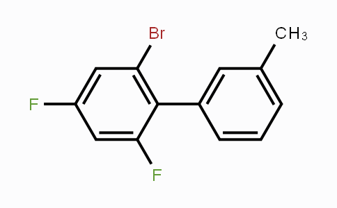 CAS No. 1071866-13-1, 2-Bromo-4,6-difluoro-3'-methyl-1,1'-biphenyl