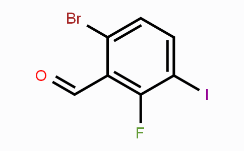 CAS No. 1428234-59-6, 6-Bromo-2-fluoro-3-iodobenzaldehyde