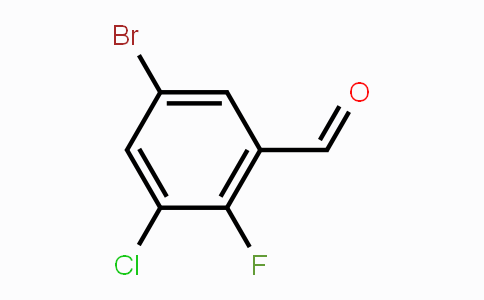 CAS No. 1280786-80-2, 5-Bromo-3-chloro-2-fluorobenzaldehyde