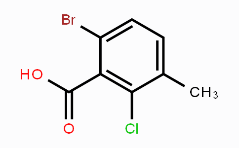 CAS No. 1428234-64-3, 6-Bromo-2-chloro-3-methylbenzoic acid