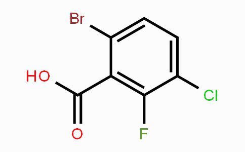 CAS No. 1428234-67-6, 6-Bromo-3-chloro-2-fluorobenzoic acid
