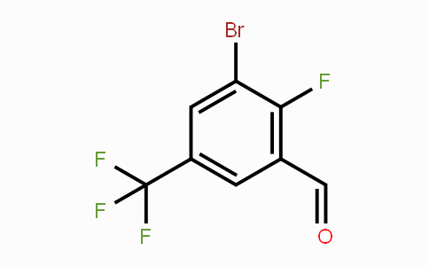 CAS No. 1236538-66-1, 3-Bromo-2-fluoro-5-(trifluoromethyl)benzaldehyde