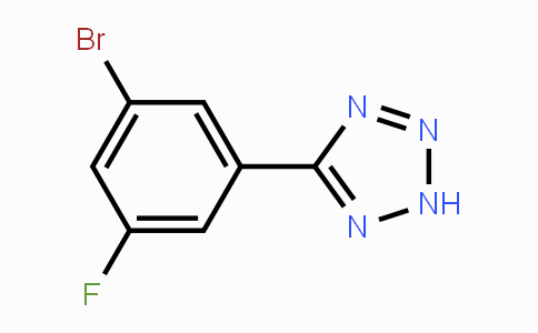 CAS No. 1451392-67-8, 5-(3-Bromo-5-fluorophenyl)-2H-tetrazole