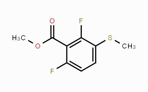 CAS No. 2027537-27-3, 2,6-Difluoro-3-methylsulfanyl-benzoic acid methyl ester