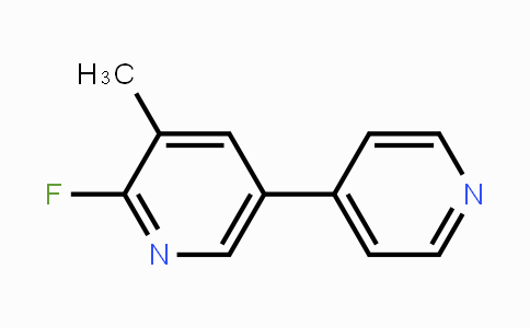 CAS No. 1214389-30-6, 2-Fluoro-3-methyl-5-(pyridin-4-yl)pyridine