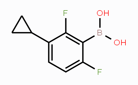 CAS No. 1451393-02-4, 3-Cyclopropyl-2,6-difluorophenylboronic acid