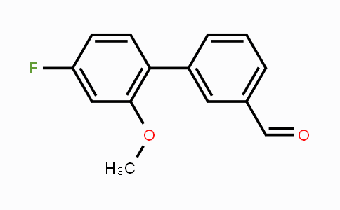CAS No. 1329115-53-8, 4'-Fluoro-2'-methoxybiphenyl-3-carbaldehyde