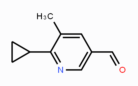 CAS No. 1428234-66-5, 2-Cyclopropyl-3-methylpyridine-5-carbaldehyde