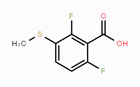 CAS No. 1428234-51-8, 2,6-Difluoro-3-(methylthio)benzoic acid
