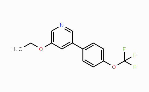 CAS No. 1428234-57-4, 5-Ethoxy-3-(4-(trifluoromethoxy)phenyl)pyridine
