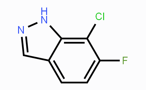 CAS No. 1414870-63-5, 7-Chloro-6-fluoro-1H-indazole