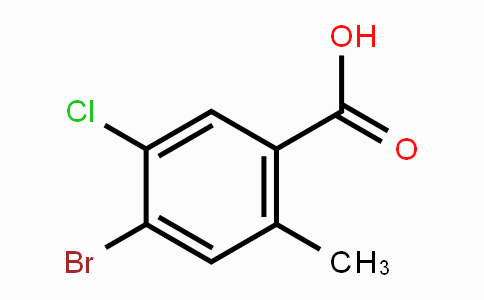 CAS No. 1349716-38-6, 4-Bromo-5-chloro-2-methylbenzoic acid