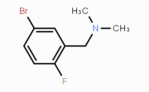 CAS No. 188723-95-7, 4-Bromo-2-(dimethylaminomethyl)-1-fluorobenzene