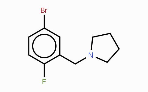 CAS No. 1345471-64-8, 4-Bromo-1-fluoro-pyrrolidinobenzene