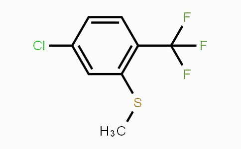 CAS No. 1428234-60-9, 4-Chloro-2-methylthio-1-(trifluoromethyl)benzene