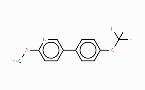 CAS No. 1261831-77-9, 2-Methoxy-5-[4-(trifluoromethoxy)phenyl]pyridiine