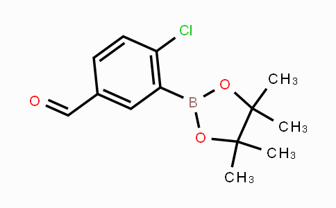 CAS No. 1112209-14-9, 2-Chloro-5-formylphenylboronic acid pinacol ester