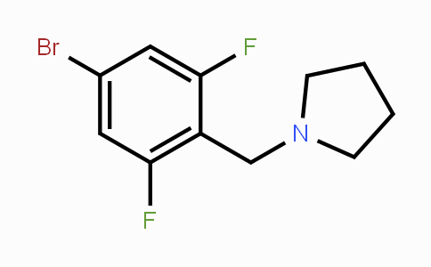 935841-14-8 | 1-(4-Bromo-2,6-difluorobenzyl)pyrrolidine