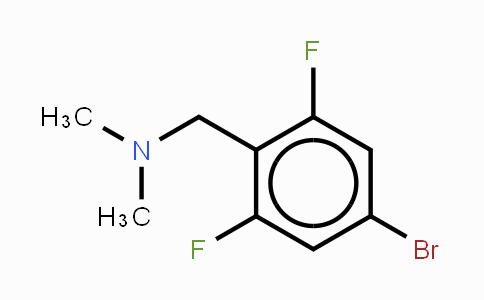 CAS No. 1247006-25-2, 4-Bromo-2,6-diflluoro-N,N-dimethyl-benzenemethanamine