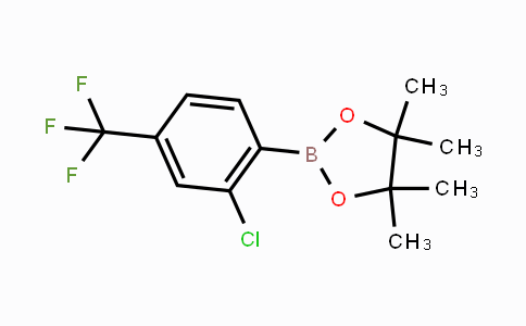 CAS No. 1165935-98-7, 2-Chloro-4-(trifluoromethyl)phenylboronic acid pinacol ester