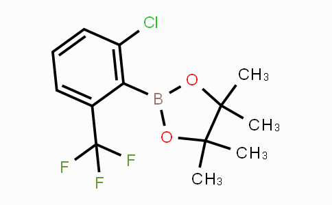 CAS No. 1451391-09-5, 2-Chloro-6-(trifluoromethyl)phenylboronic acid pinacol ester
