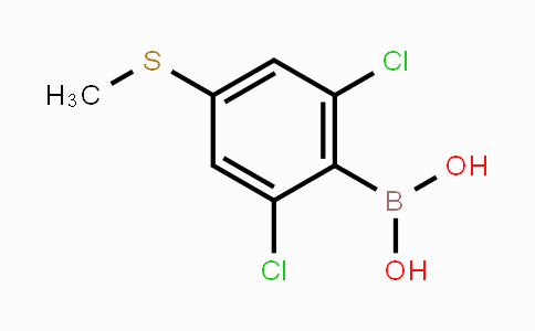 2,6-Dichloro-4-(methylthio)phenylboronic acid