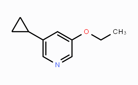 CAS No. 1414870-62-4, 5-Cyclopropyl-3-ethoxypyridine