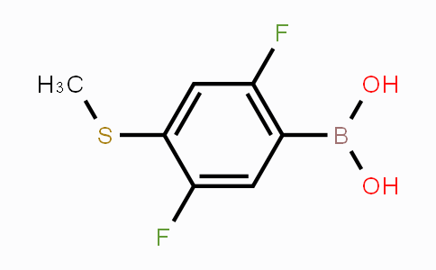 CAS No. 1451392-37-2, 2,5-Difluoro-4-(methylsulfanyl)phenylboronic acid