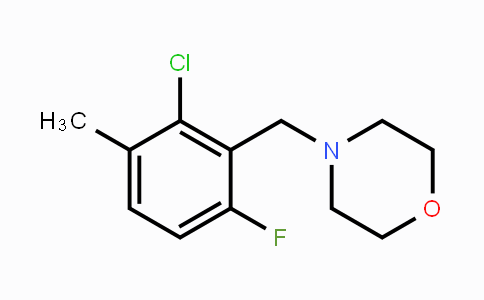 CAS No. 1414870-55-5, 4-(2-Chloro-6-fluoro-3-methylbenzyl)morpholine